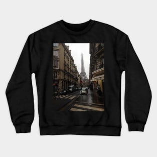 Eiffel Tower in the Fog Crewneck Sweatshirt